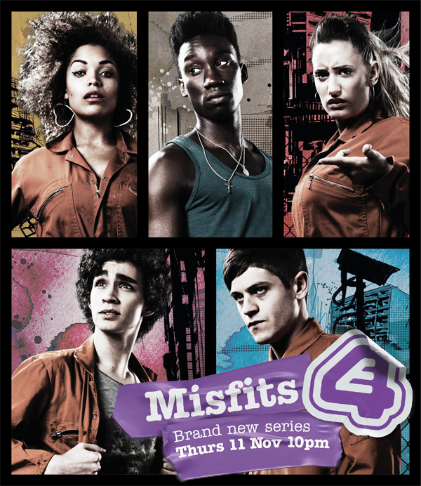 Serie TV Misfits immagine di copertina